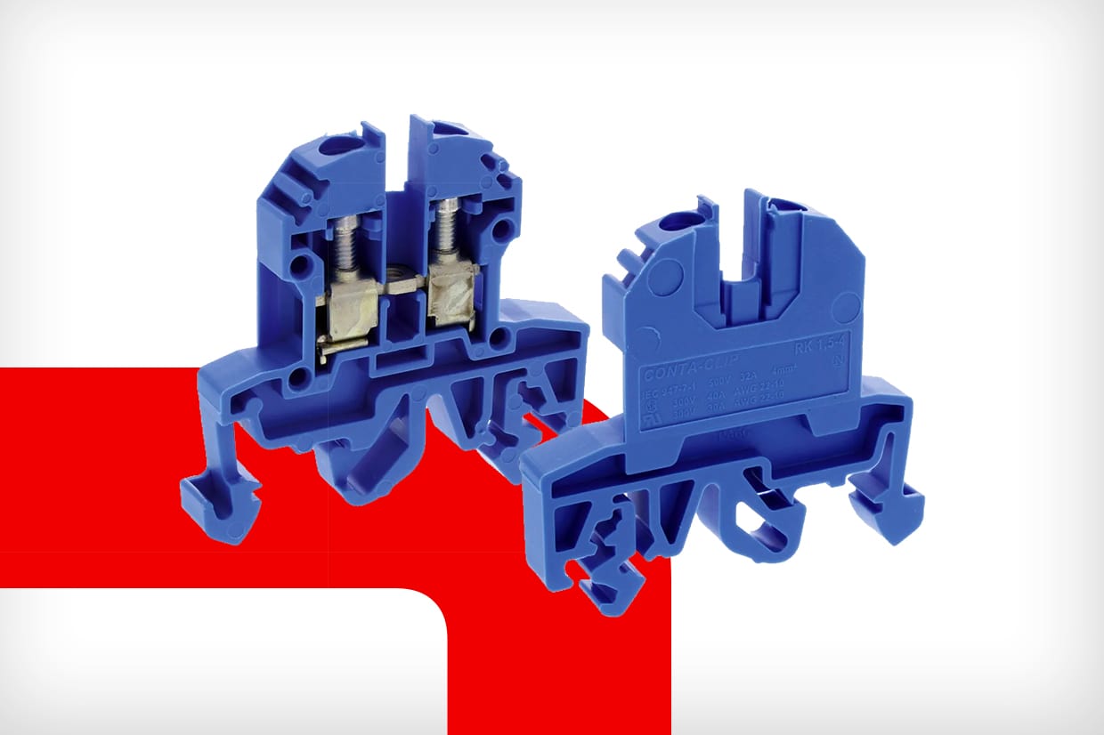 Wielorzędowa złączka szynowa RS PRO poziomy: Potrójny 20
